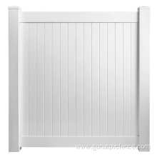 White Vinyl fence panel